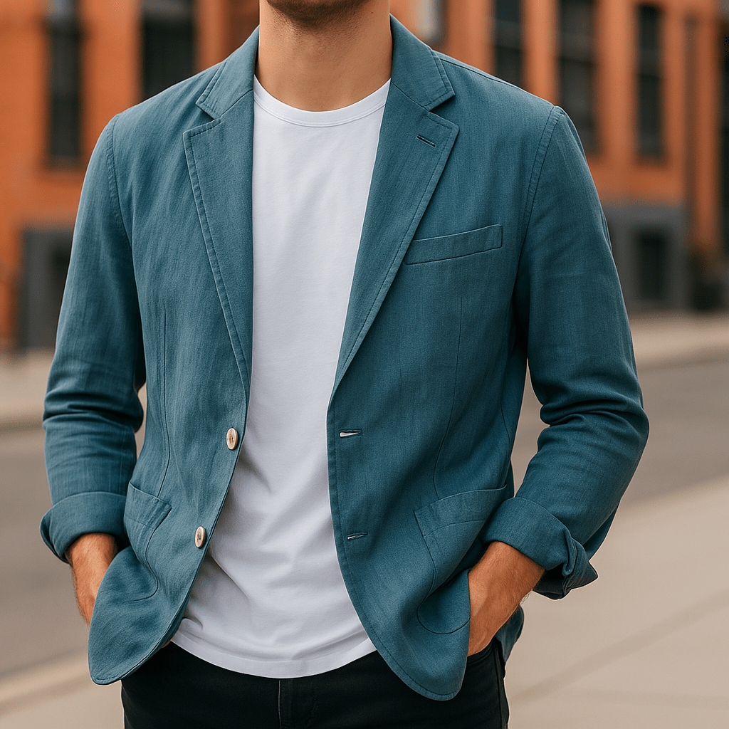 Varenzo™ | Blend Blazer | Blue / S | Toronty Ottawa
