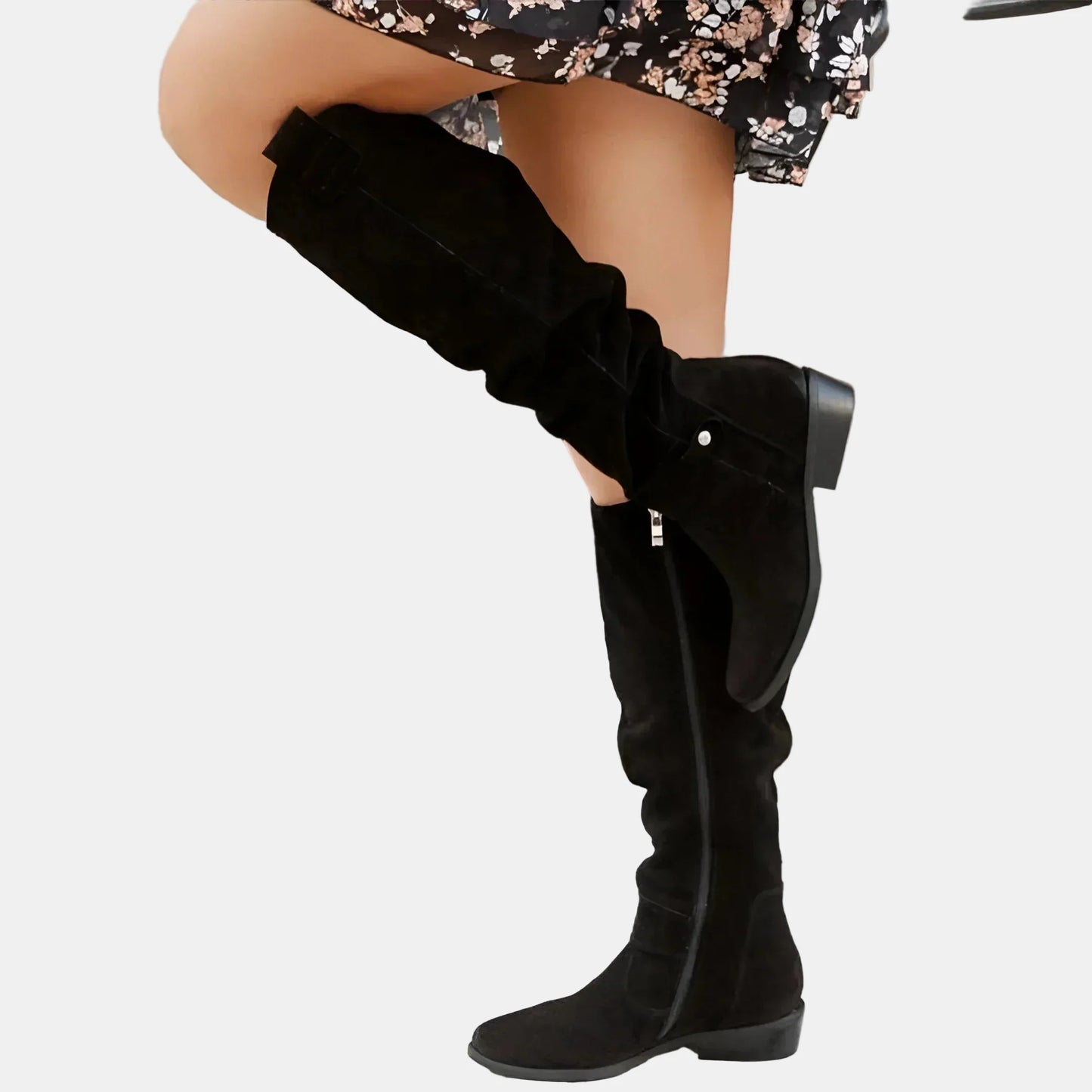 Clara | Soft Suede City Boots