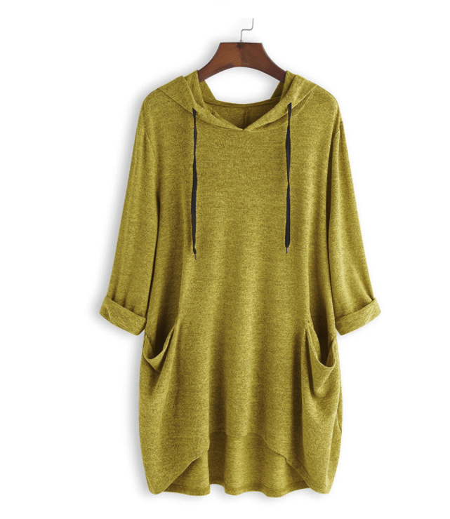 Nika™ | Oversized Hooded | Yellow / UK 10 (S) | Toronty Ottawa