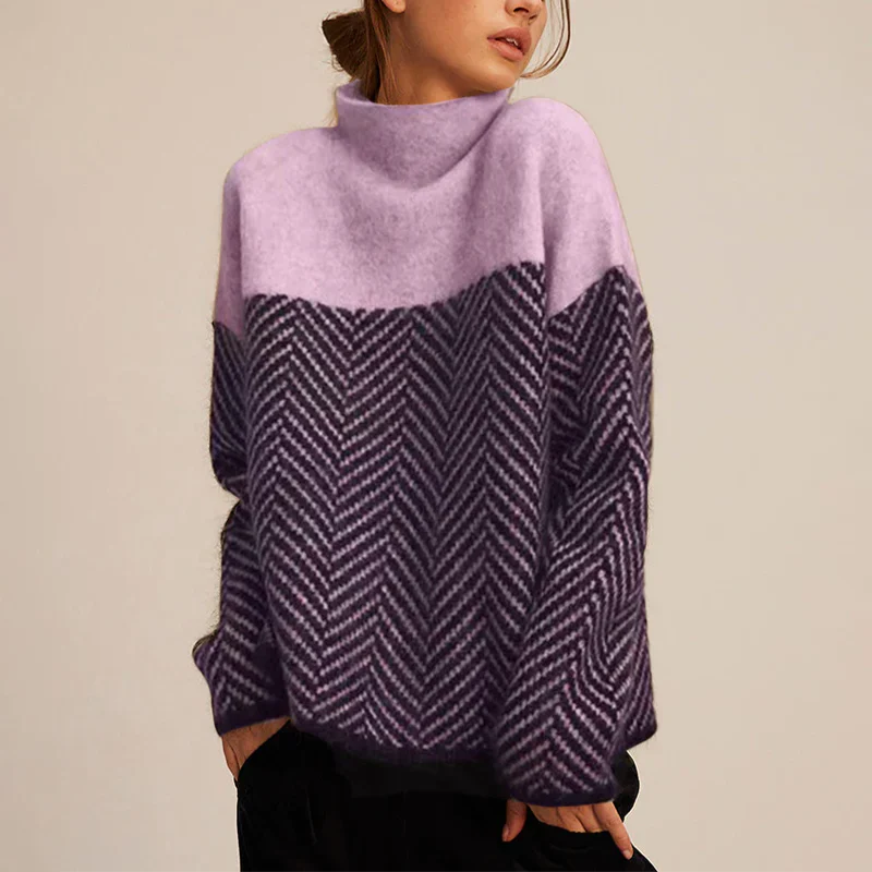 Olivia™ | Turtleneck Sweater | Pink / XS | Toronty Ottawa
