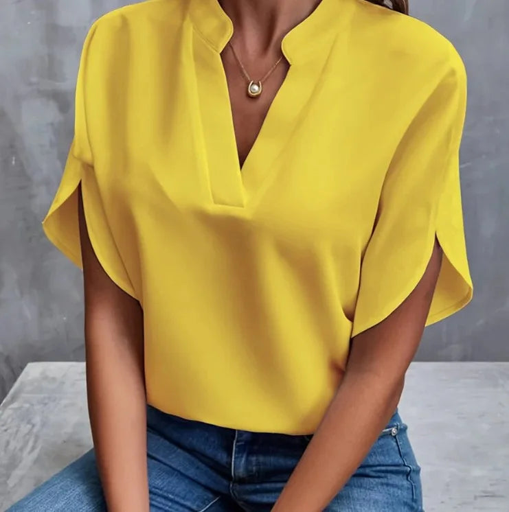 Aveline™ | Sleeve Blouse | Yellow / S | Toronty Ottawa