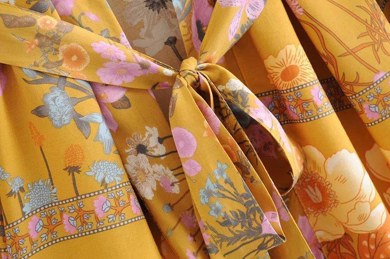 Nomada™ Kimono™ | Bohemian Ease | Yellow / S | Toronty Ottawa