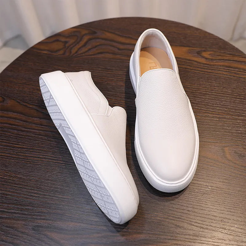 LuxeStep™ | Genuine Leather | Wit / 6.5 | Toronty Ottawa