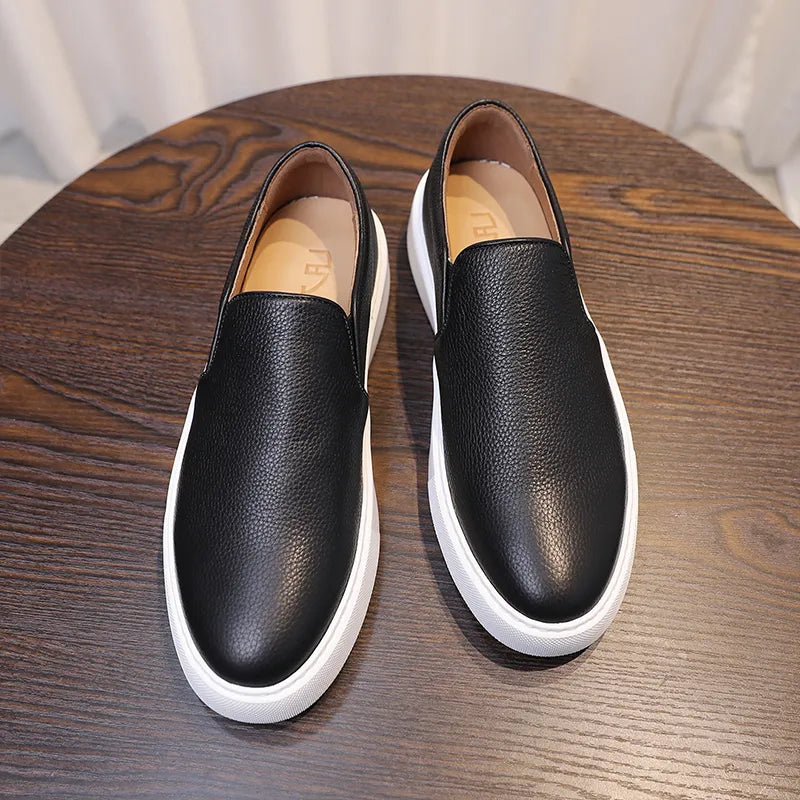 LuxeStep™ | Genuine Leather | Wit / 6.5 | Toronty Ottawa