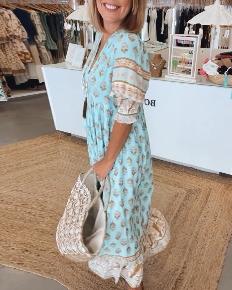 Carmela™ | Summer Dress | Blue / S (8-10) | Toronty Ottawa