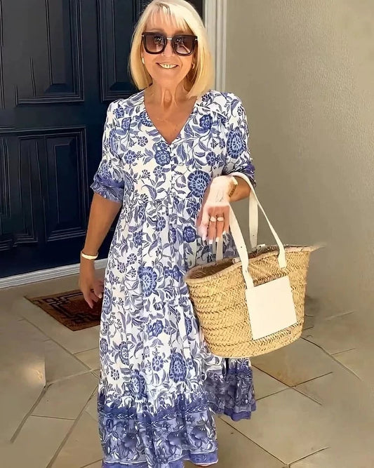 Valeria™ | Maxi Dress | Blue / S (8-10) | Toronty Ottawa