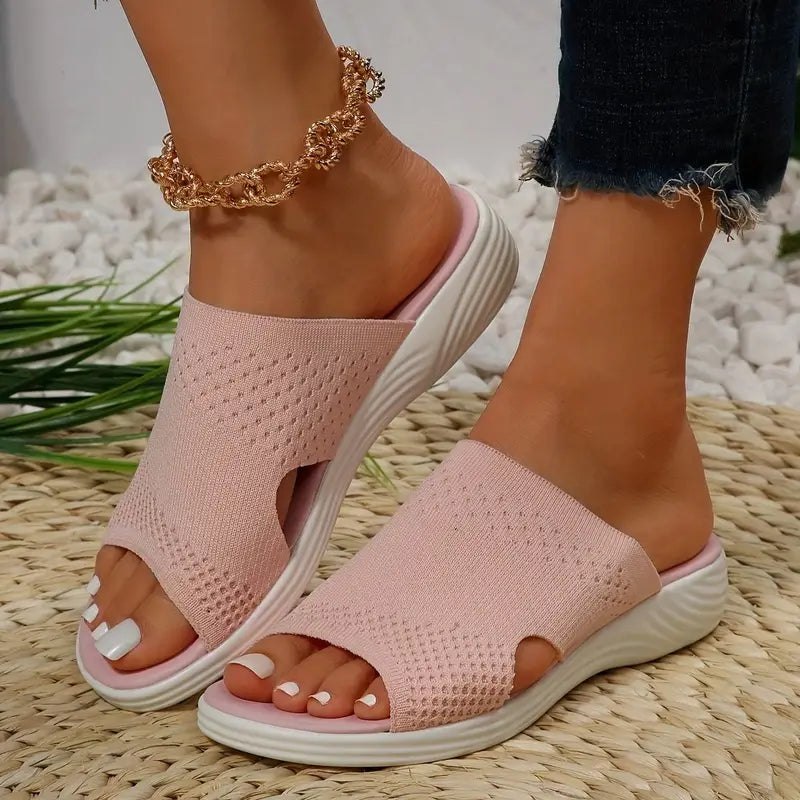 Bernadette Slip-On Slide Sandals