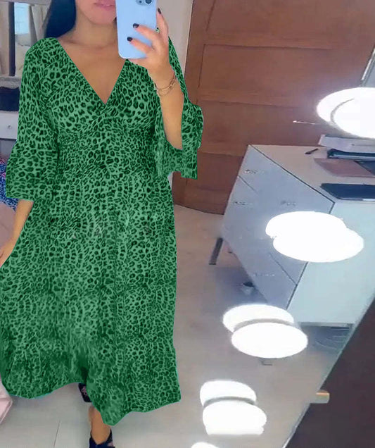 Lenie™ | Long Dress | Green / S | Toronty Ottawa