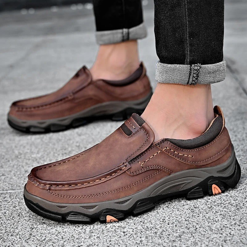Maverick™ | Slip-On Loafers | Brown / 6 | Toronty Ottawa