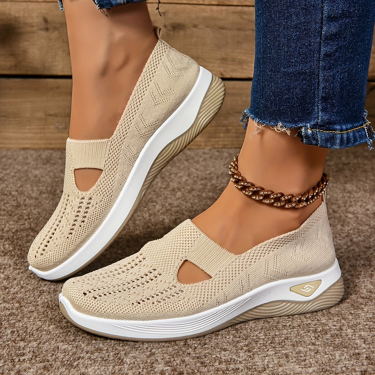 Ava – Extra-Space Support Shoes™ | Cream / 4 | Toronty Ottawa