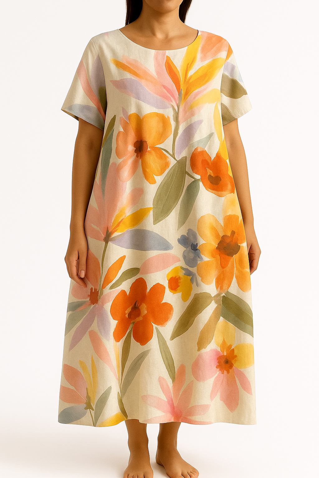 Ivy™ | Floral Dress | Orange / S | Toronty Ottawa