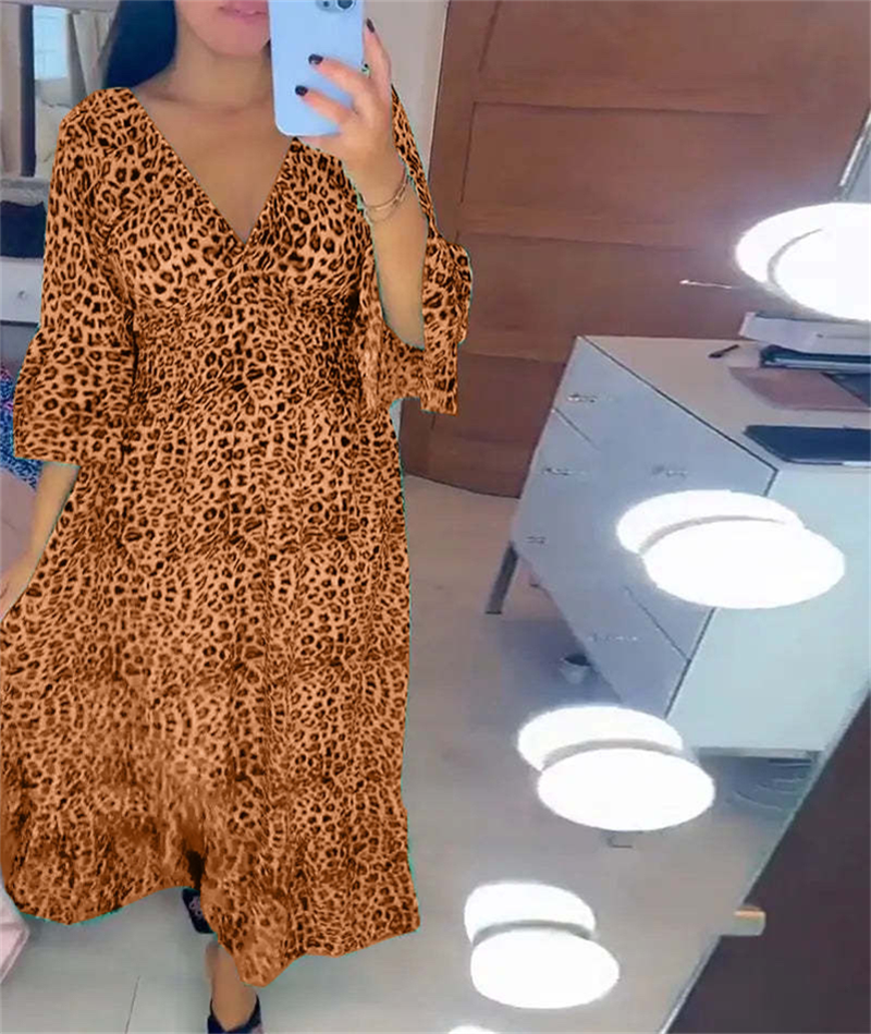Lenie™ | Long Dress | Brown / S | Toronty Ottawa
