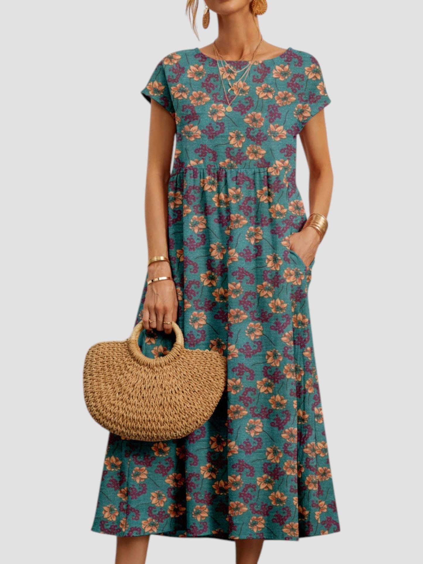 Rose™ | Summer Dress | Blue / S | Toronty Ottawa
