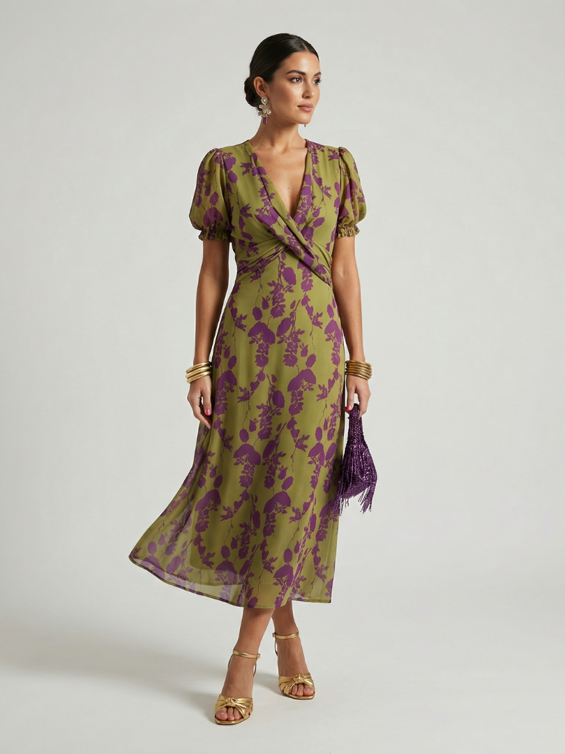 Virella Floral Midi Dress