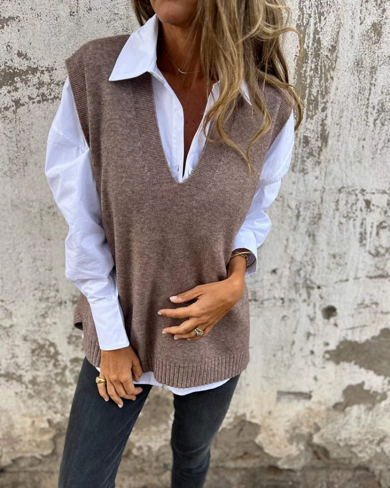 Nusa™ | Comfortable Knitted | Greyish Maroon / S | Toronty Ottawa