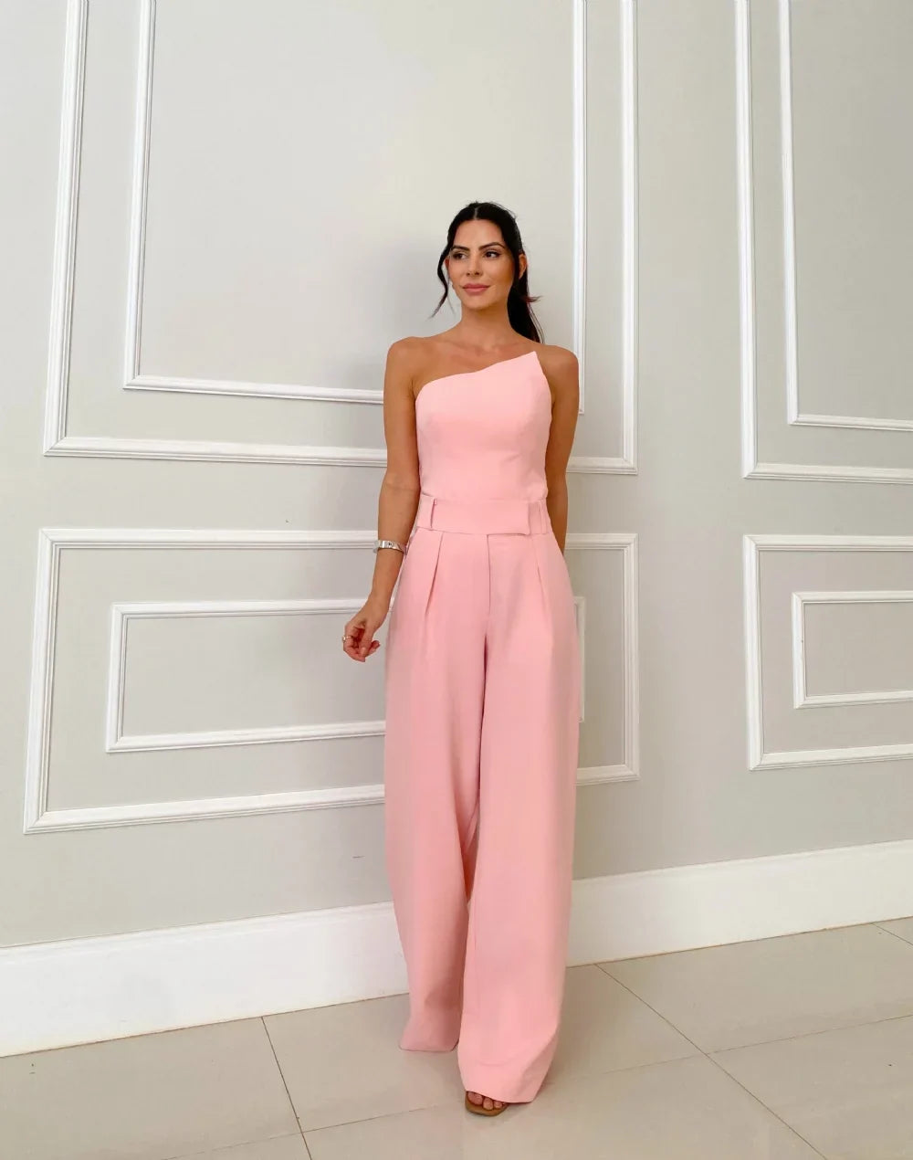 Mira™ | Minimalist One-Shoulder | Pink / XS | Toronty Ottawa