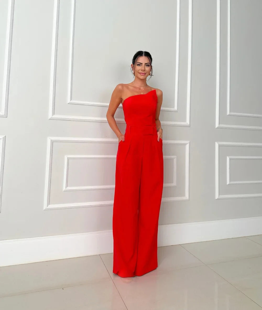 Mira™ | Minimalist One-Shoulder | Red / XS | Toronty Ottawa