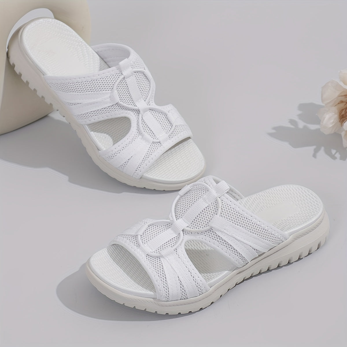 LunaraFlex™ | Comfort Sandals | White / 5 | Toronty Ottawa
