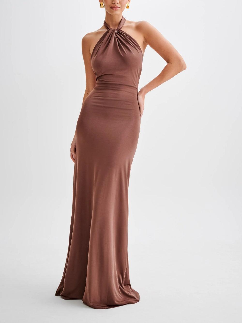 Aria™ | Maxi Dress | Brown / XS | Toronty Ottawa