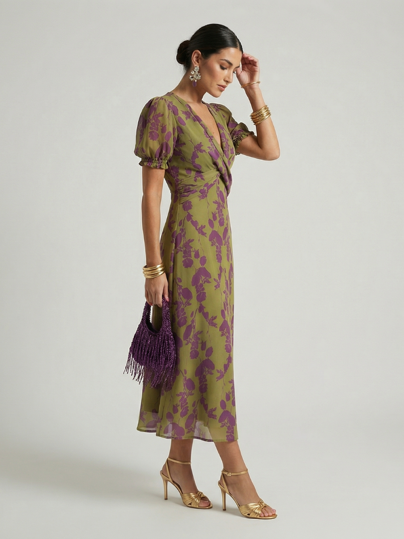 Virella Floral Midi Dress
