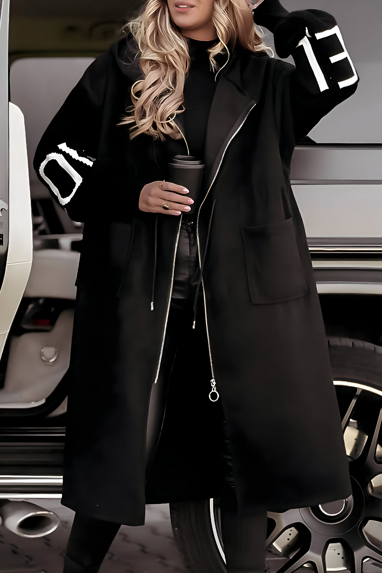 Rosa | Elegant Hooded Coatigan
