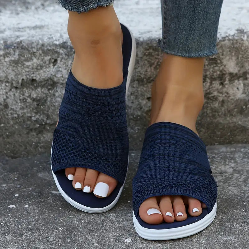 Bernadette Slip-On Slide Sandals