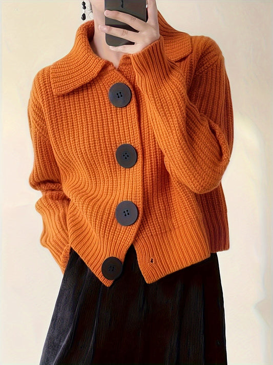 Serenité™ | Knit Jacket | Orange / L | Toronty Ottawa