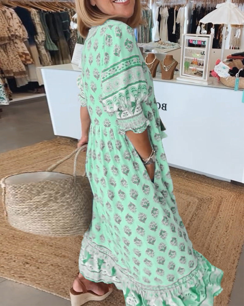 Carmela™ | Summer Dress | Blue / S (8-10) | Toronty Ottawa