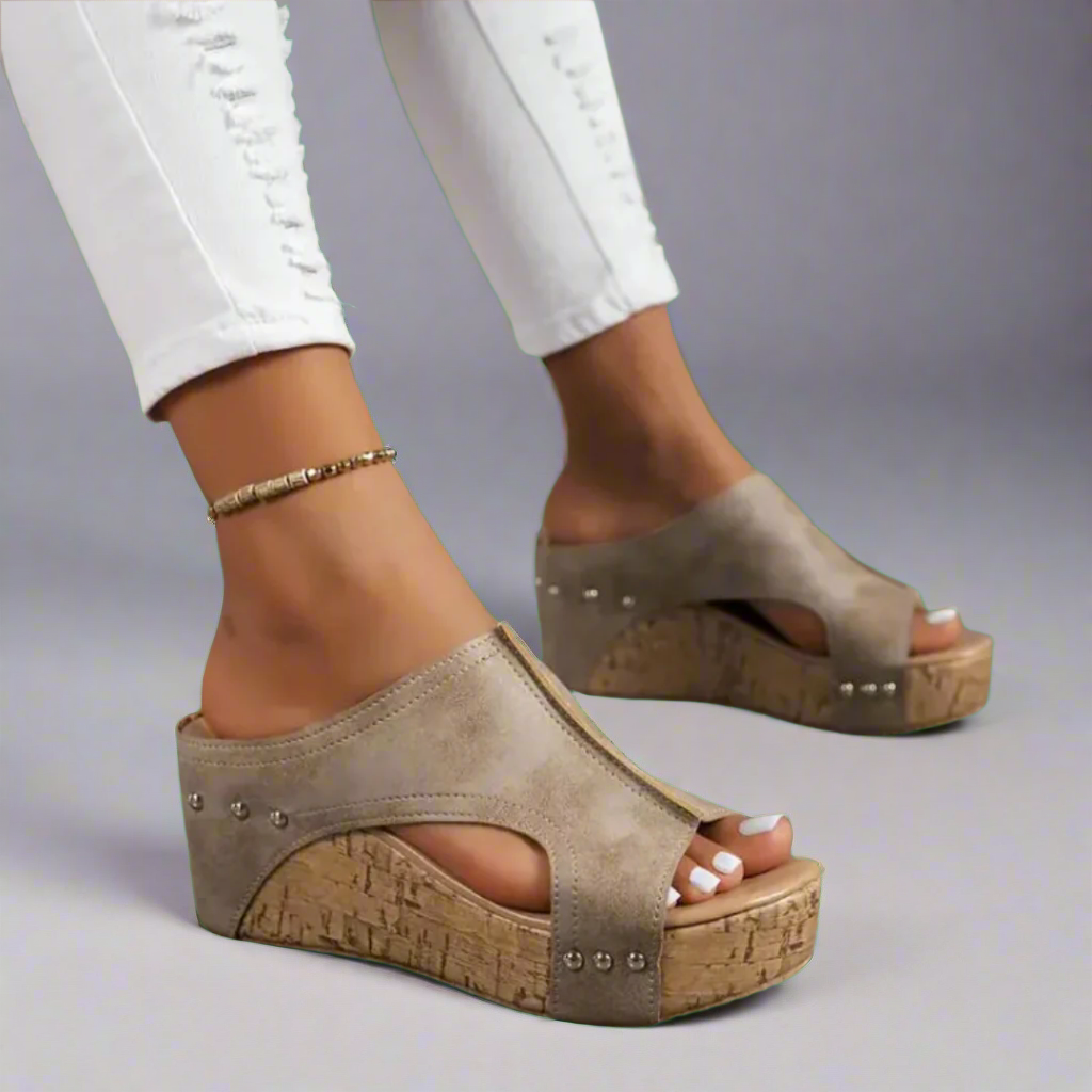 Paige™ | Summer Sandals | Beige / 5 | Toronty Ottawa