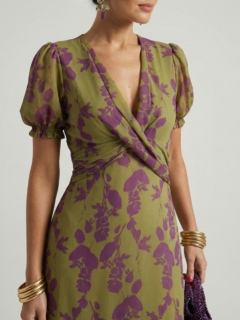 Virella Floral Midi Dress