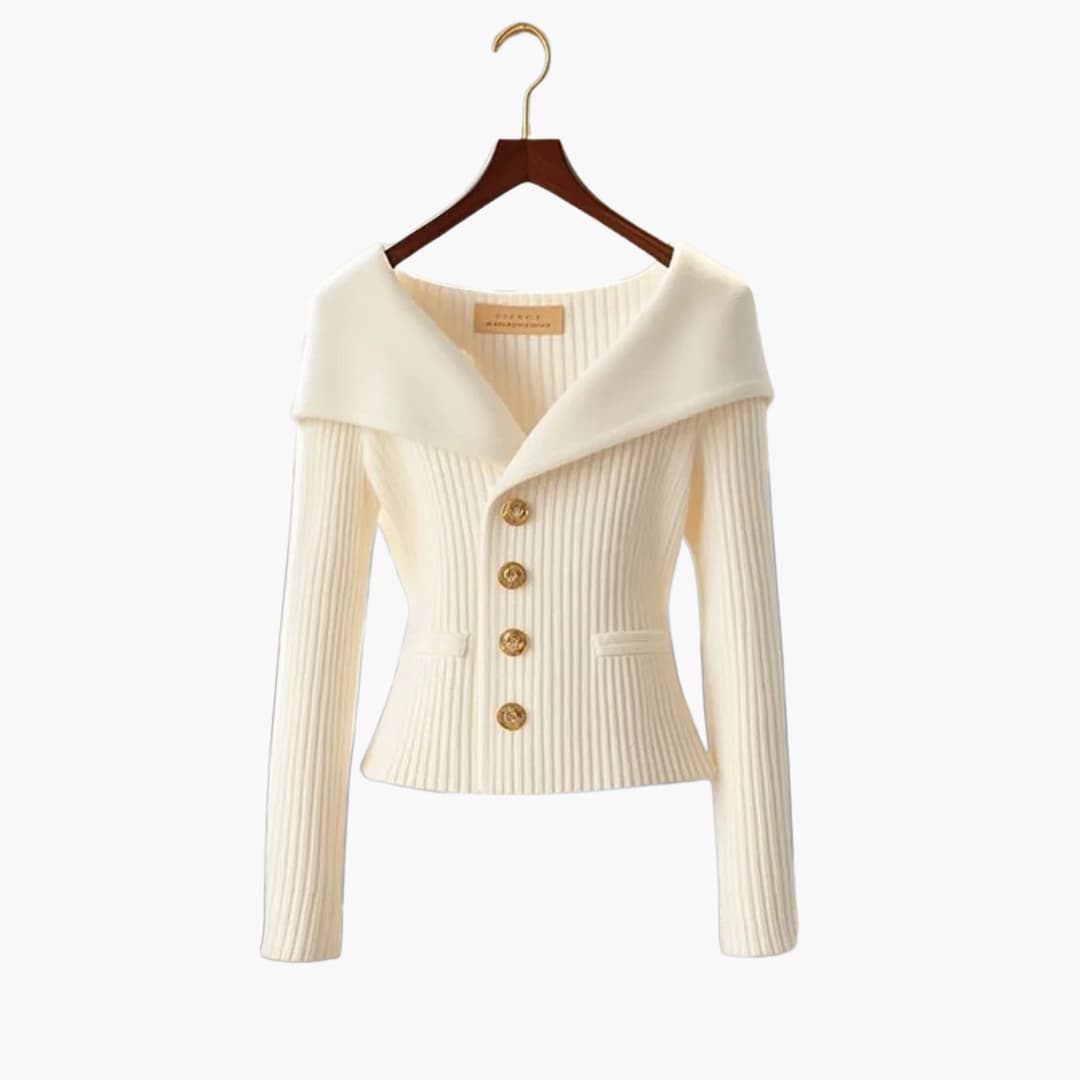 Kim™ | Button-up Cardigan | White / One Size Fits All | Toronty Ottawa