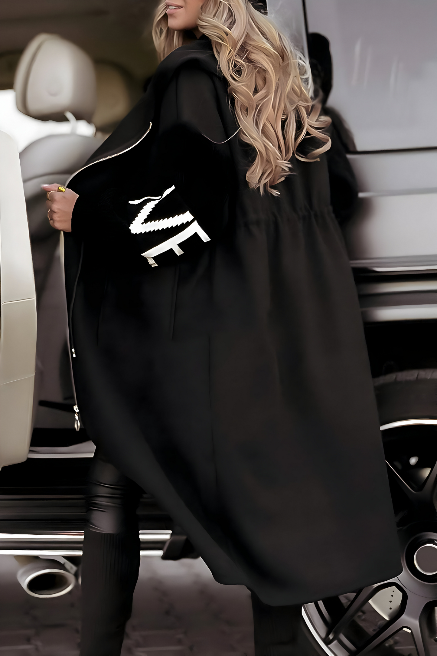 Rosa | Elegant Hooded Coatigan