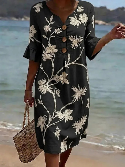 Sophia Belle Embroidered Dress
