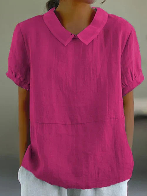 Sophie™ | Relaxed Collared | Dark Pink / S | Toronty Ottawa