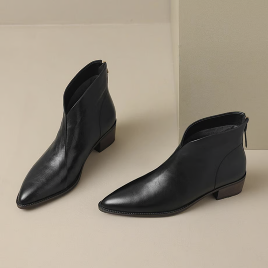 Anita Luxe Low-Heel Ankle Boots