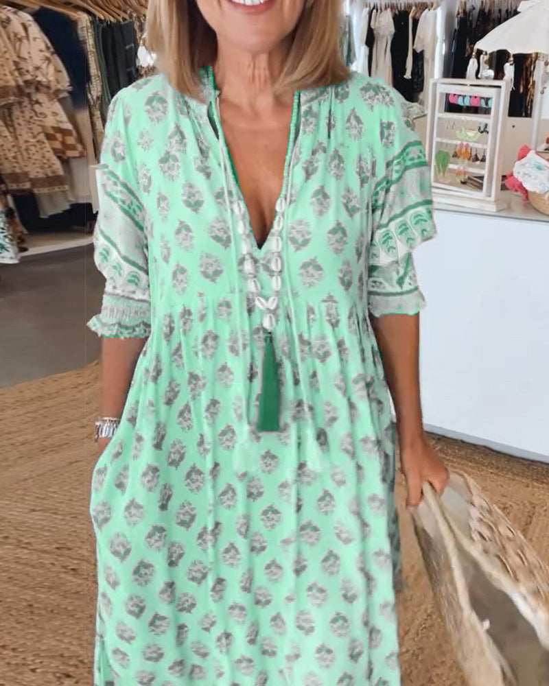 Carmela™ | Summer Dress | Blue / S (8-10) | Toronty Ottawa