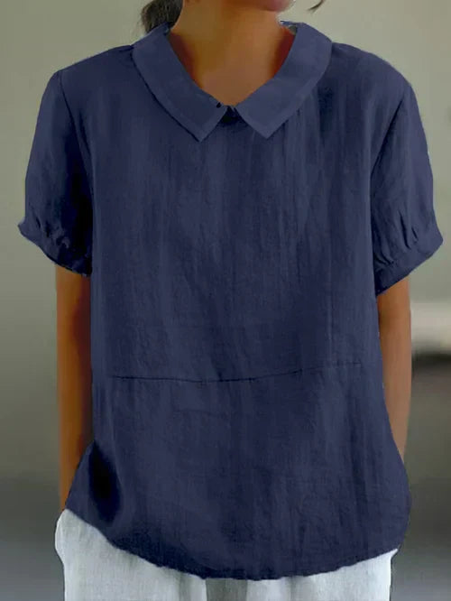 Sophie™ | Relaxed Collared | Marine Blue / S | Toronty Ottawa
