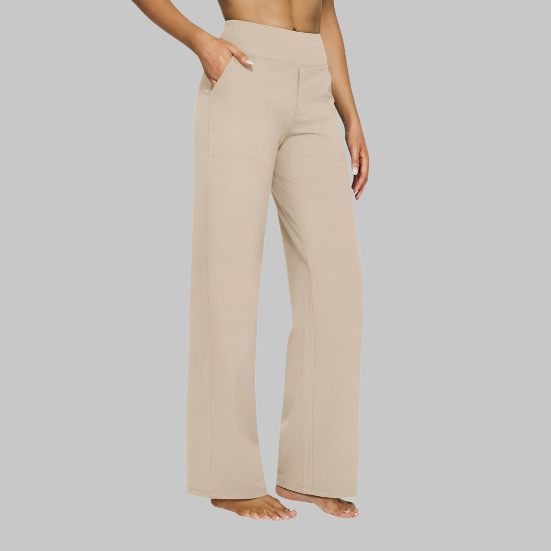 Livia™ | Stretch Pants | Cream / S | Toronty Ottawa