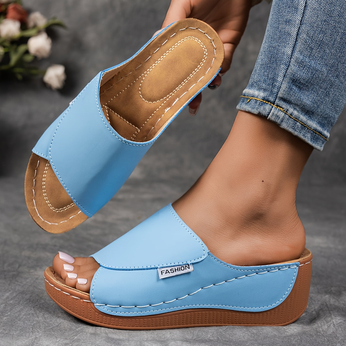 Chantal – Easy Elegance Slip-On Sandals™ | White / 5 | Toronty Ottawa