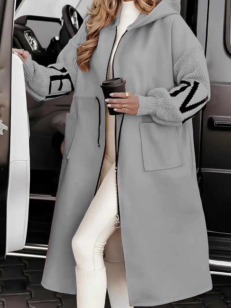 Rosa | Elegant Hooded Coatigan