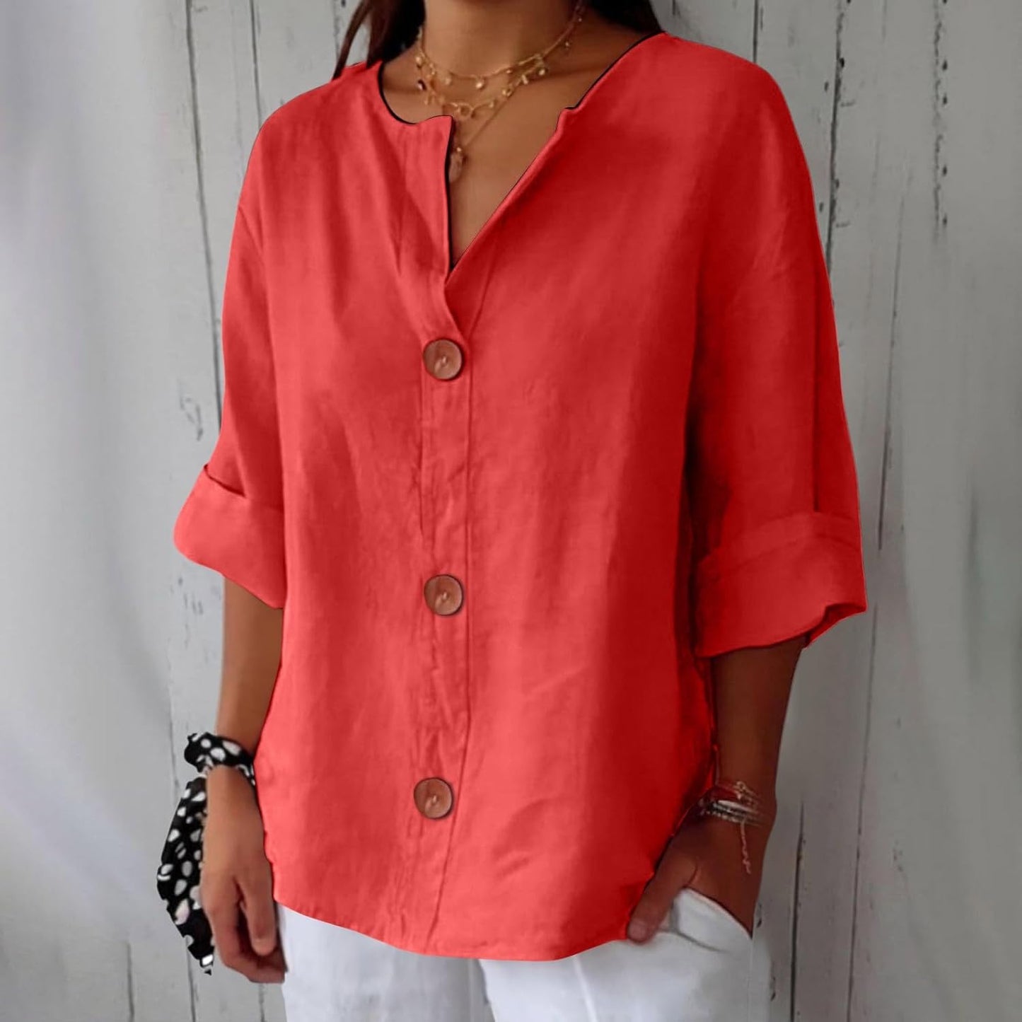 Harborlane™ | Breeze Blouse | Red / S | Toronty Ottawa