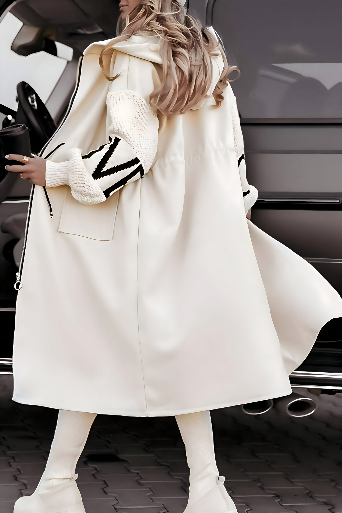 Rosa | Elegant Hooded Coatigan