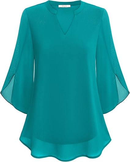 Olivia™ | Split-Sleeve Blouse | Black / S | Toronty Ottawa