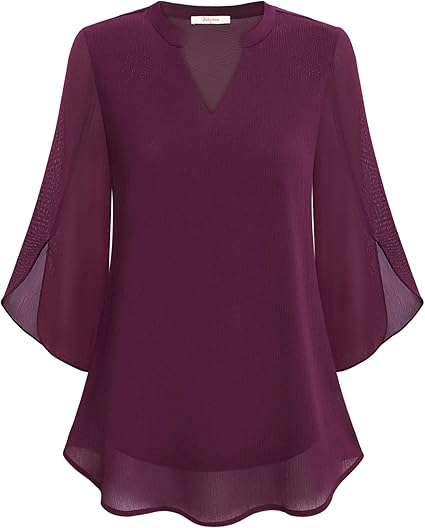 Olivia™ | Split-Sleeve Blouse | Black / S | Toronty Ottawa