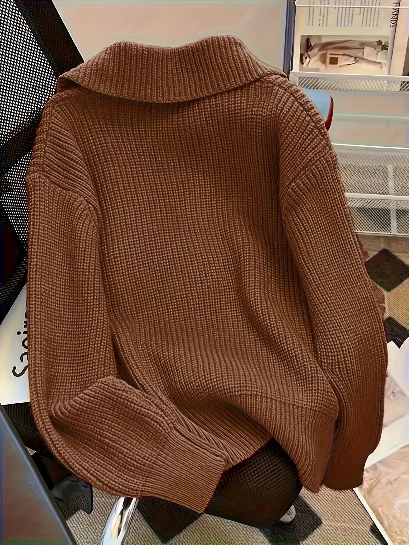 Serenité™ | Knit Jacket | Orange / L | Toronty Ottawa