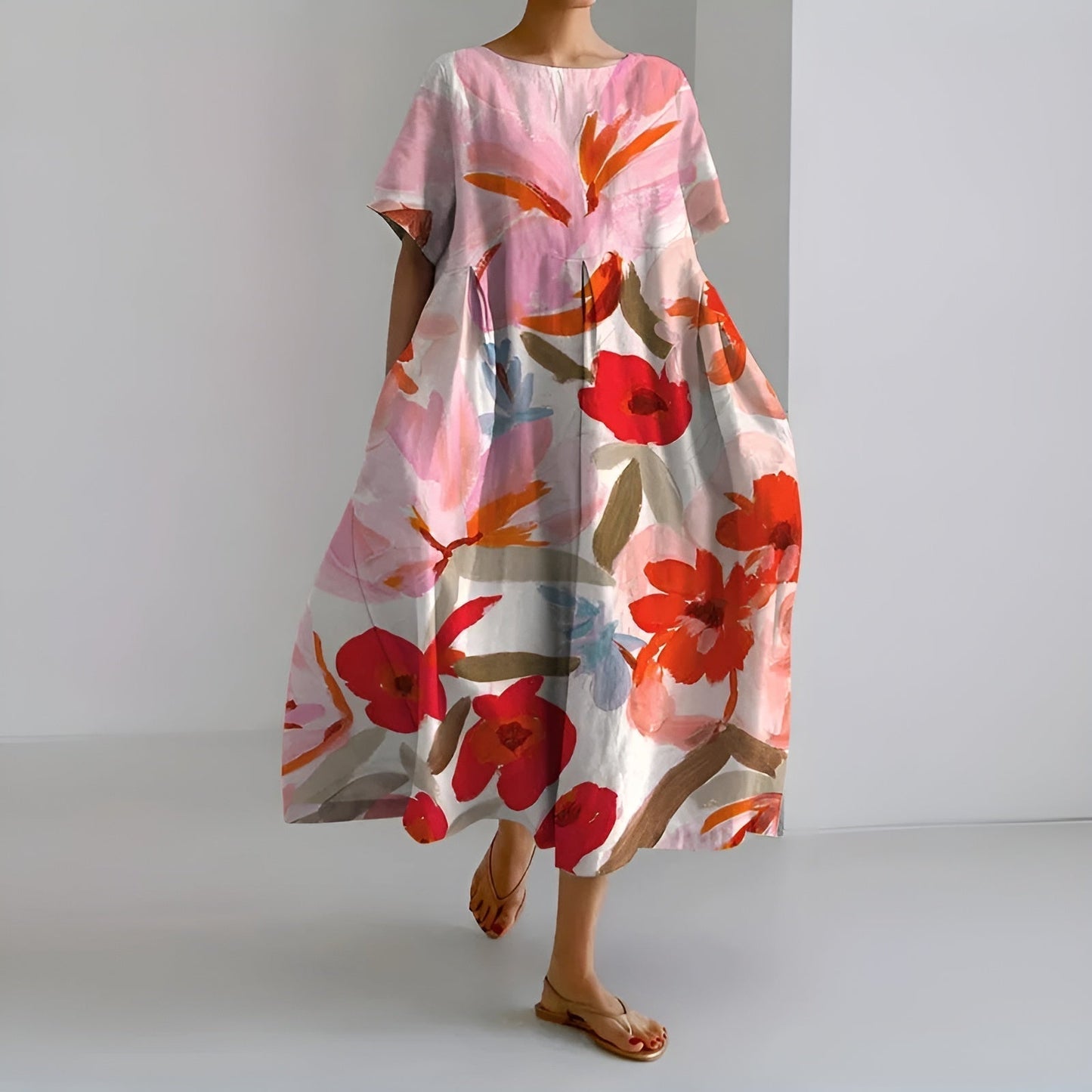 Ivy™ | Floral Dress | Red / S | Toronty Ottawa
