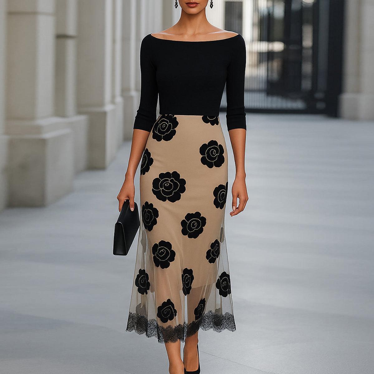 Marceline™ | Boat Dress | Black / S | Toronty Ottawa