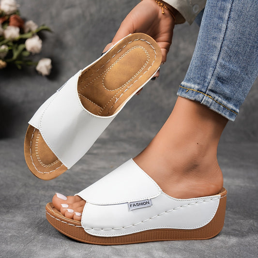 Chantal – Easy Elegance Slip-On Sandals™ | White / 5 | Toronty Ottawa