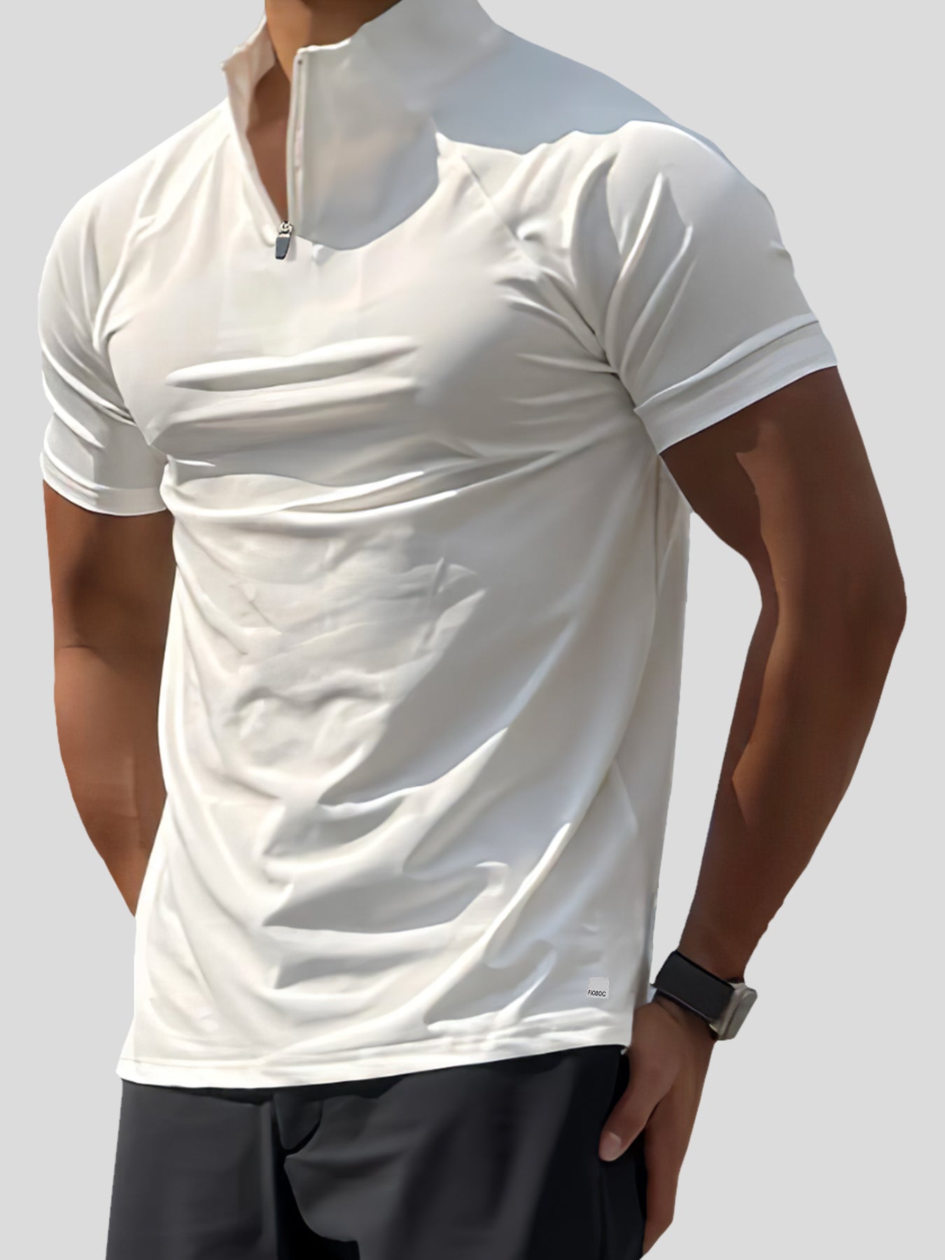 AeroFlex™ | Half-Zip Raglan | Classic Fit / White / S | Toronty Ottawa