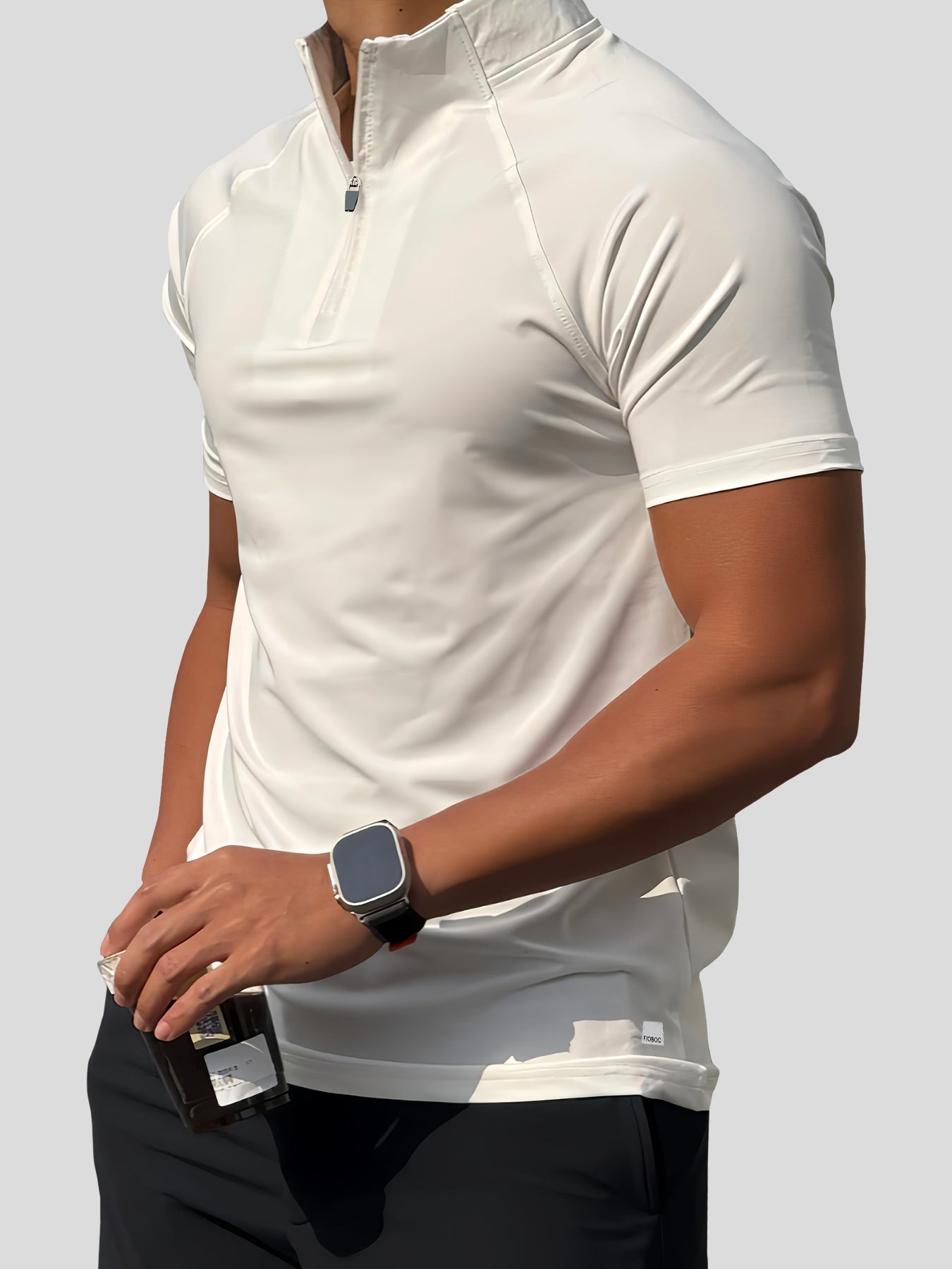 AeroFlex™ | Half-Zip Raglan | Classic Fit / White / S | Toronty Ottawa